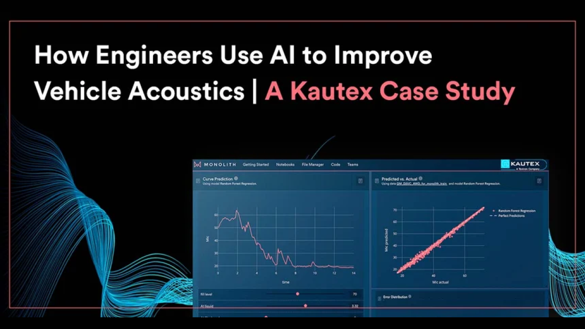 How To Improve Vehicle Acoustics With AI | Monolith